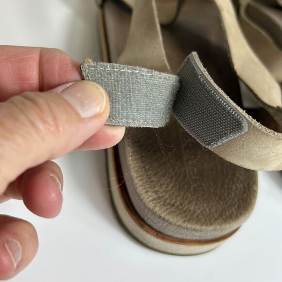 Merrell Juno Tan Nubuck Leather Backstrap Active Sandals Size 8 - Picture 8 of 10